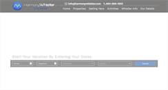 Desktop Screenshot of harmonywhistler.com